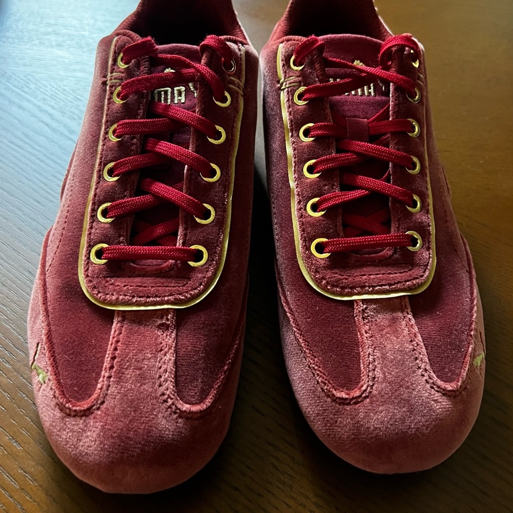 Puma Speedcat Red Suede Shoes - Picture 2 of 6